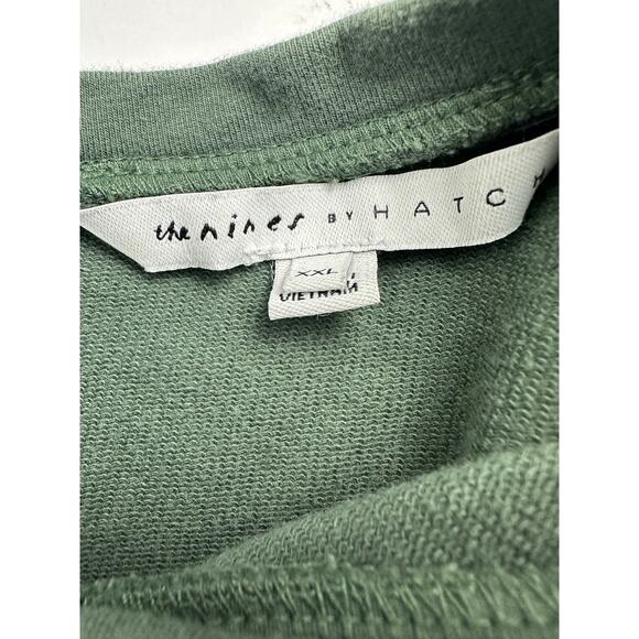 Lot of 2 The Nines by Hatch Size XXL Maternity Jumpsuit Rompers Blue Green Cutes - Picture 9 of 16